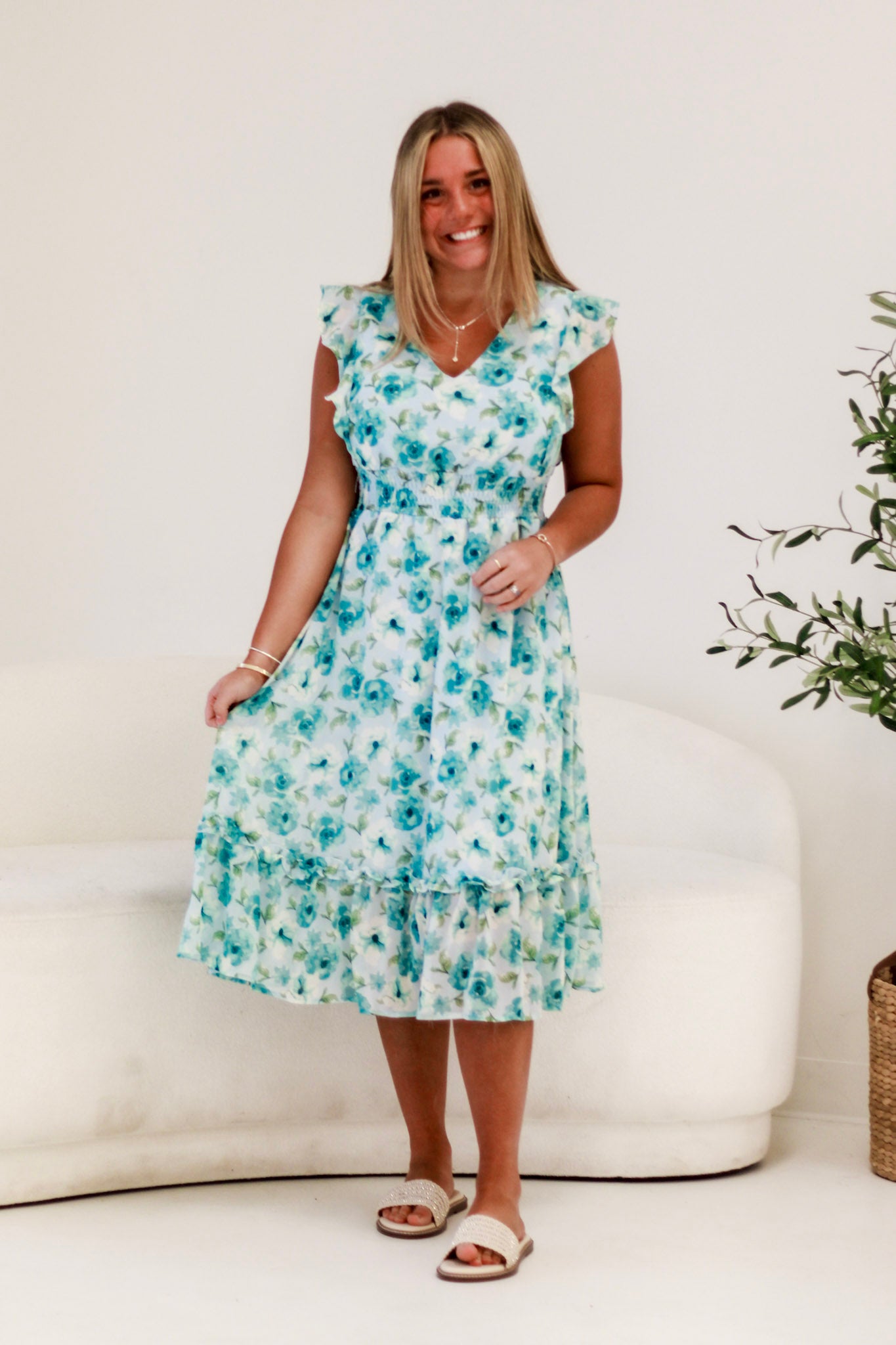 The Perfect Sunday Floral Midi