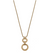 CANVAS Style Catrine Ribbed Metal Pendant Necklace