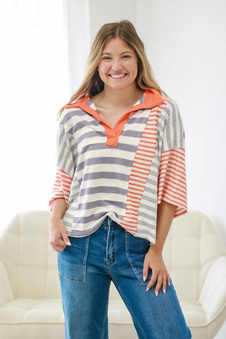 Fun Spirit Patchwork Top