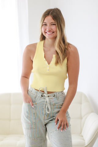 Coastal Days Tank in Yellow