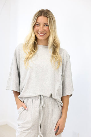 Effortless Style Set in Heather Gray