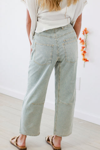 Best Of All Striped Denim Pants