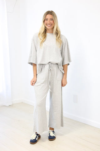Effortless Style Set in Heather Gray