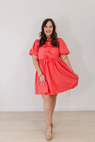 Spring Bliss Coral Dress