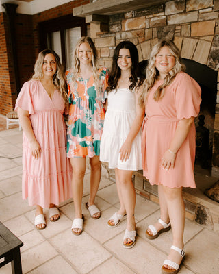 Spring Breeze Dress in Dusty Rose