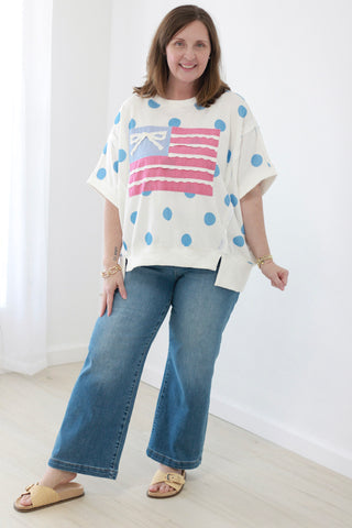 A Flag of Fun French Terry Pullover
