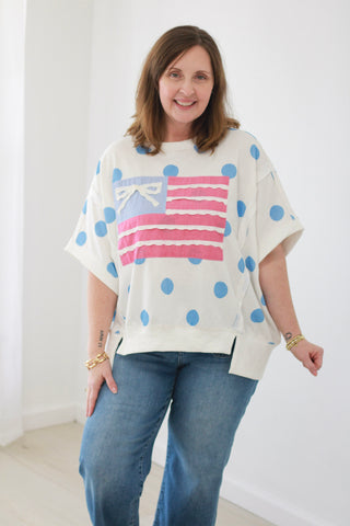 A Flag of Fun French Terry Pullover