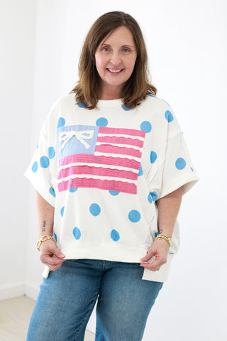 A Flag of Fun French Terry Pullover