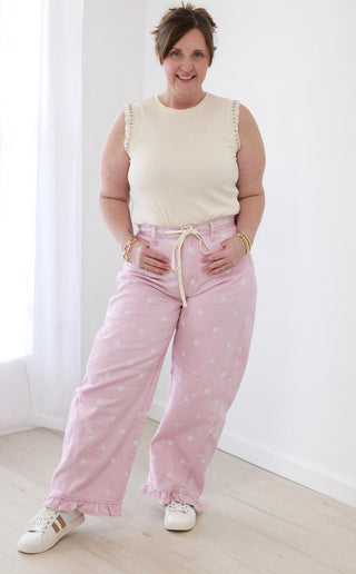 Polka Dot Party Pants in Pink