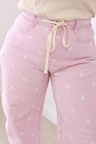 Polka Dot Party Pants in Pink