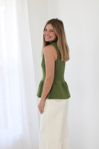 Chic Girl Olive Tank