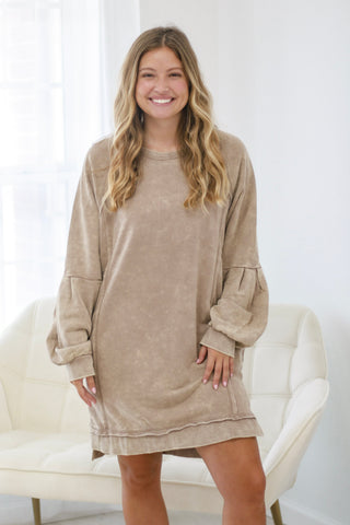 Fireside Evenings Mineral Washed Dress