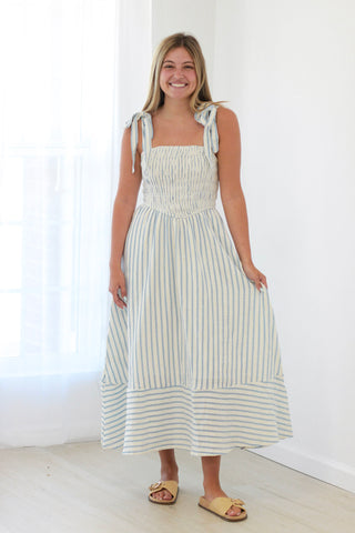 Forget Me Not Striped Dress