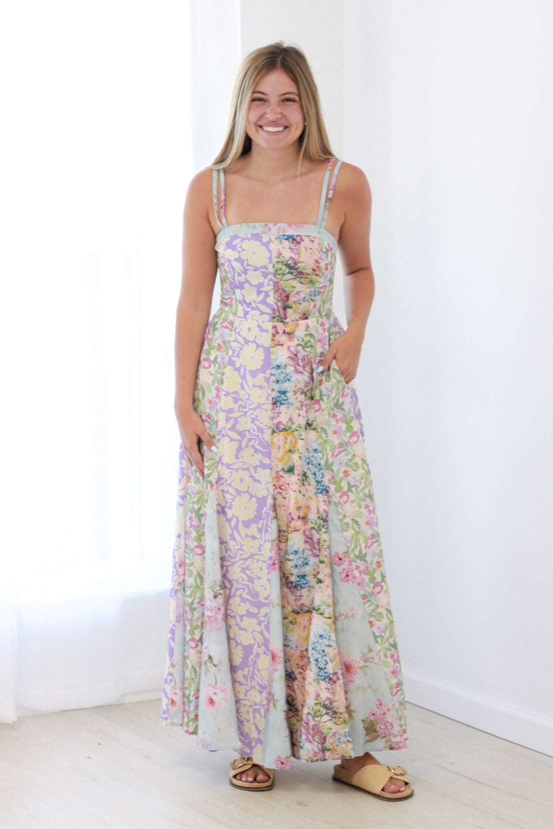 watercolour maxi dress Watercolor Floral Formal Dresses Calvin Klein Austin dresser SIZE:27