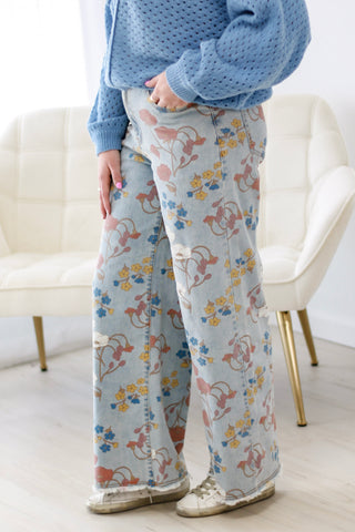 Freshly Picked Denim Pants in Washed Denim