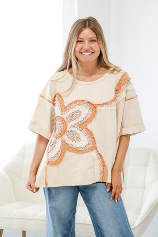 You're The One Mineral Washed Natural Top