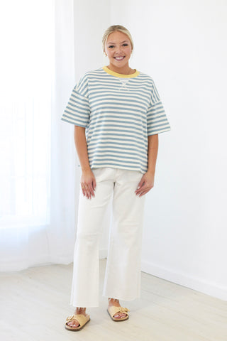 Bestie Love Striped Top