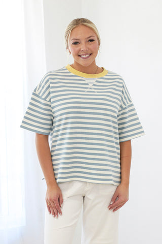 Bestie Love Striped Top