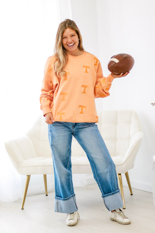 Licensed Tennessee Embroidered T Pullover