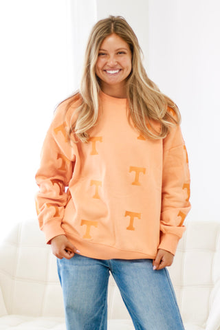 Licensed Tennessee Embroidered T Pullover