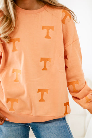 Licensed Tennessee Embroidered T Pullover