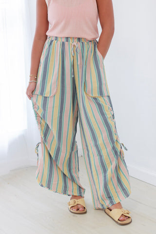 Breezy Island Striped Pants