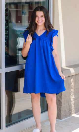Piece of Me Cobalt Blue Dress