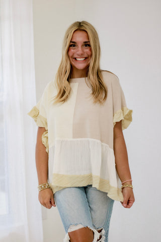 Say It Softly Block Sweater