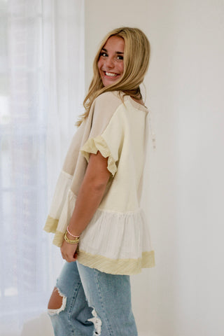 Say It Softly Block Sweater
