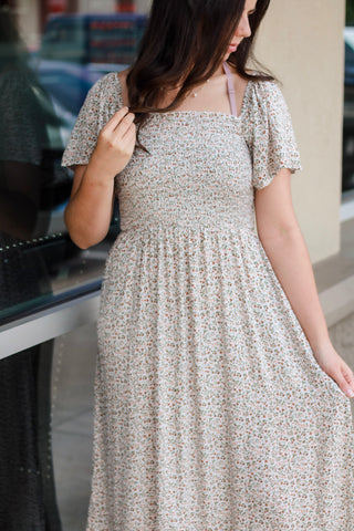 Field of Flowers Midi Dress