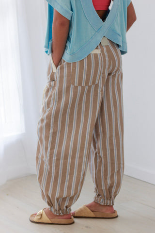 Take a Jog Pants in Almond Latte