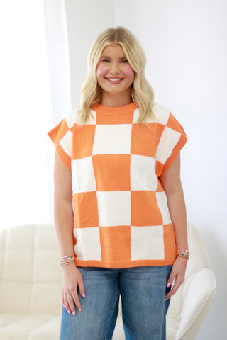 Touchdown Checkprint Sweater Vest