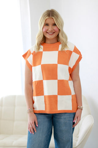 Touchdown Checkprint Sweater Vest
