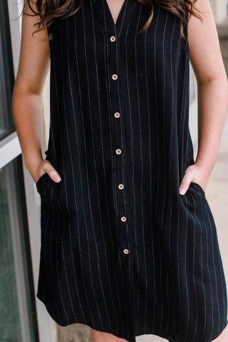 Throw Me On Striped Dress