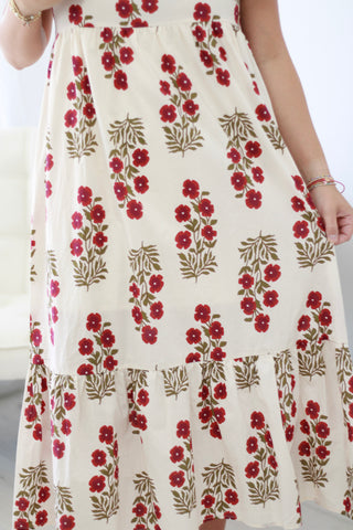 Just Say When Floral Midi Dress