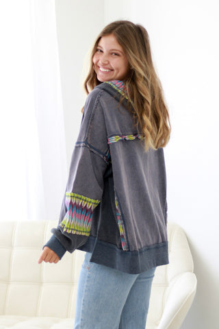 Petal To The Metal Terry Hoodie