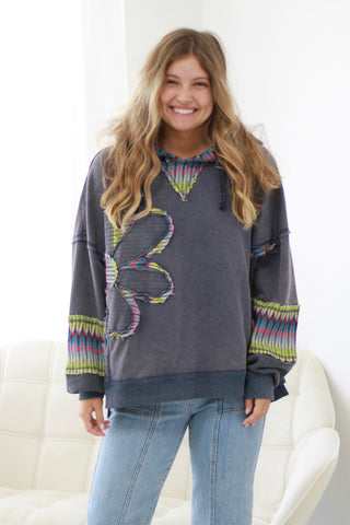 Petal To The Metal Terry Hoodie