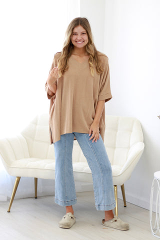 Golden Hour Ribbed Top