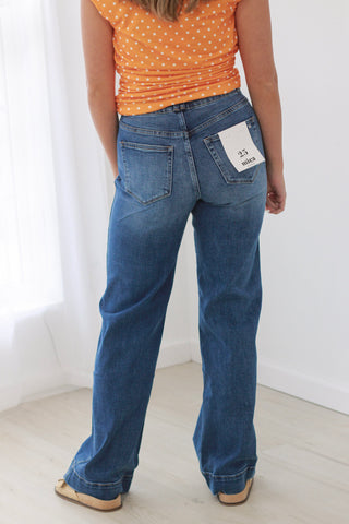 Good Vibes Only High Rise Skater Jeans by Mica