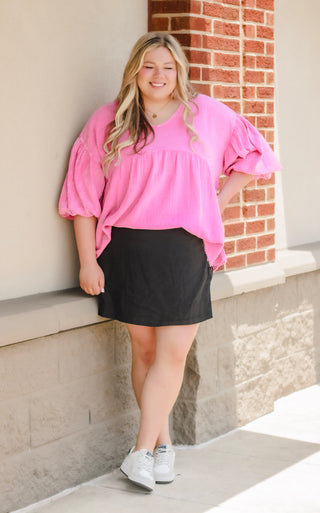 Hey!  Let's Party Blouse in Pink