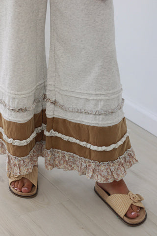Make a Statement Ruffle Bottom Pants