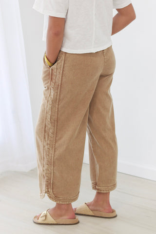 Meant to Be Mineral Wash Pants in Latte
