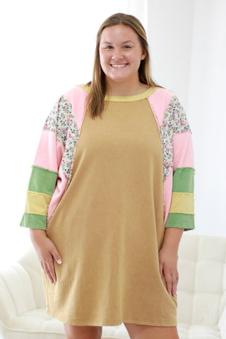 Autumn Showcase Colorblock Dress