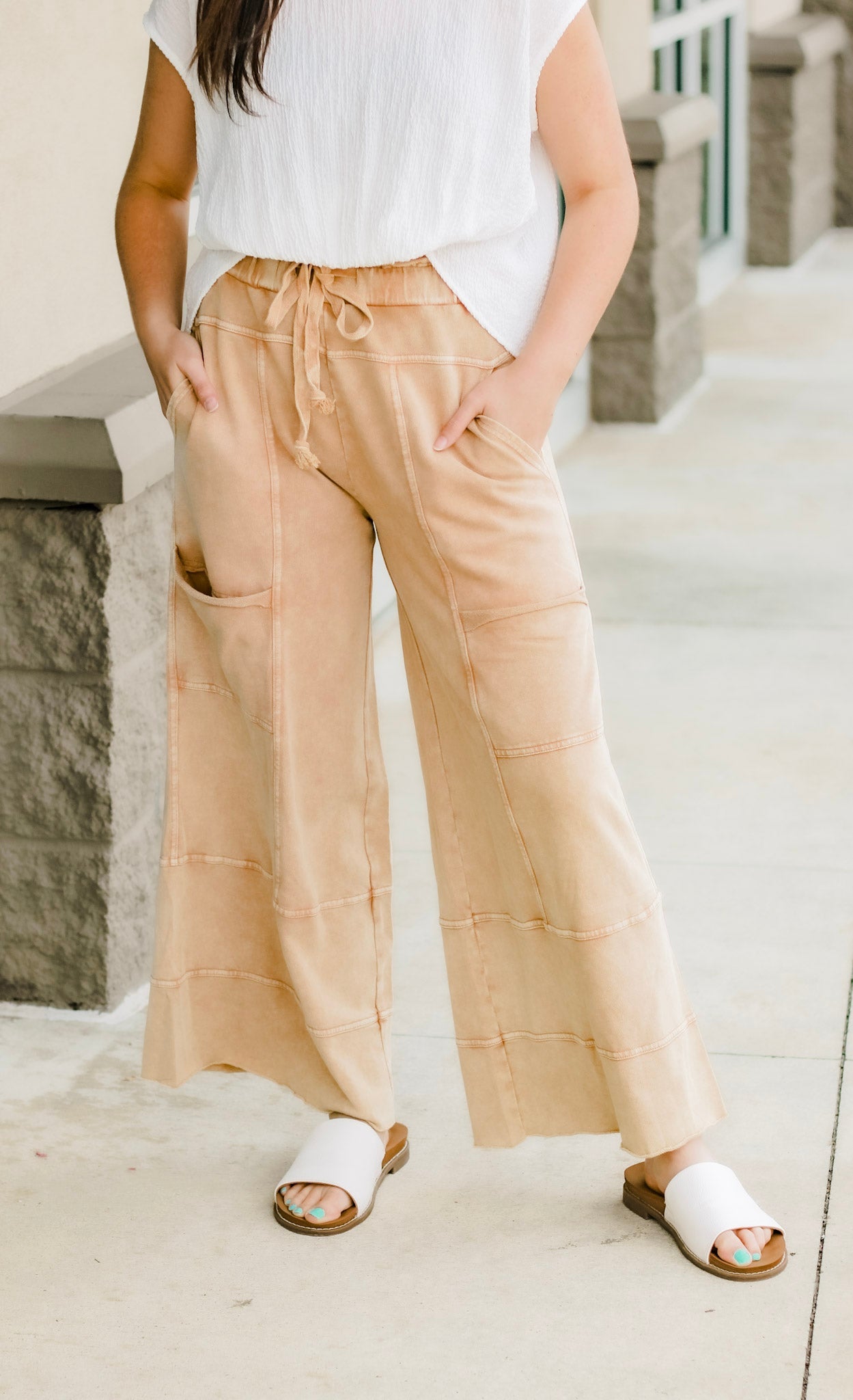 Calling You Out Wide Leg Pants in Camel