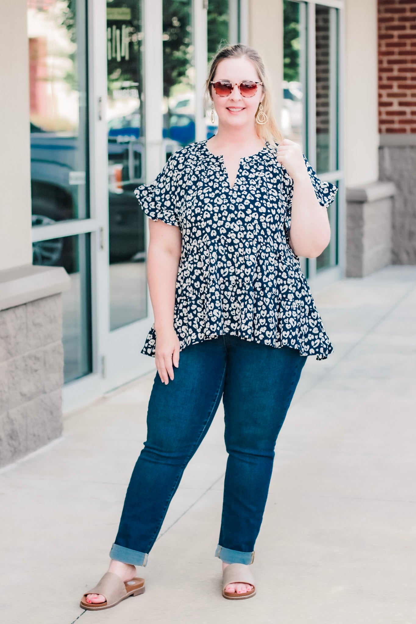 Wild about Summer Animal Print Top