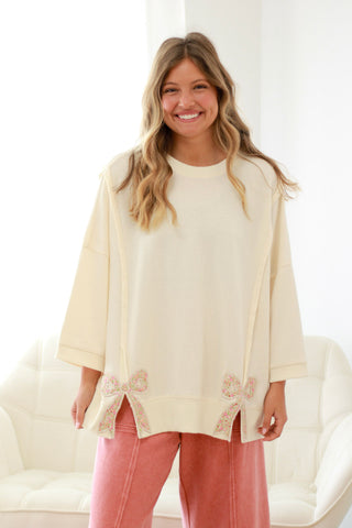Just A Little Tied Up Pullover
