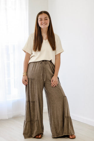Risking It All Wide Leg Pants