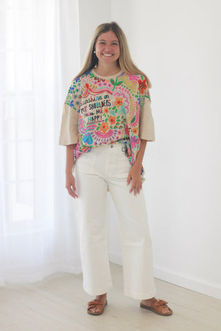 Natural Life Sunshine on My Shoulders Tee