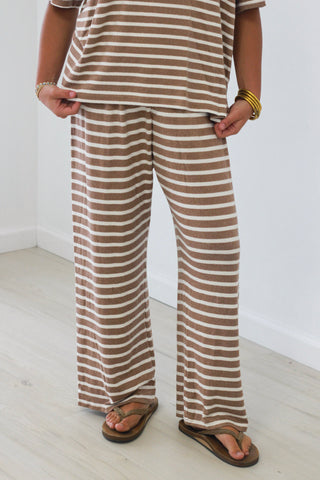 Inseparable Mocha Striped Set