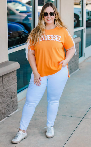 Glitzy Glam Tennessee Orange Tee